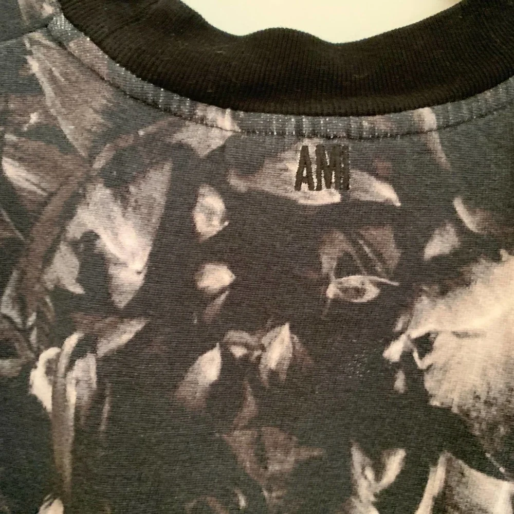 AMI Allover Print Floral Crewneck Sweatshirt - Picture 9 of 9